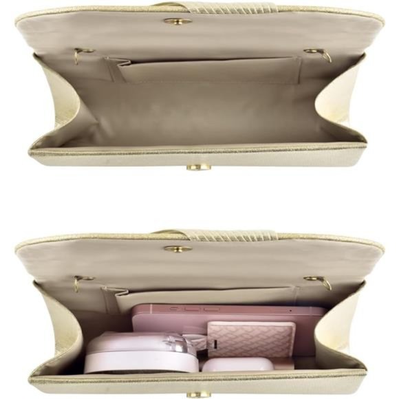 Clutch Purses Formal Party Clutch Bags Sparkling Shoulder Envelope Handbags - Picture 2 of 6